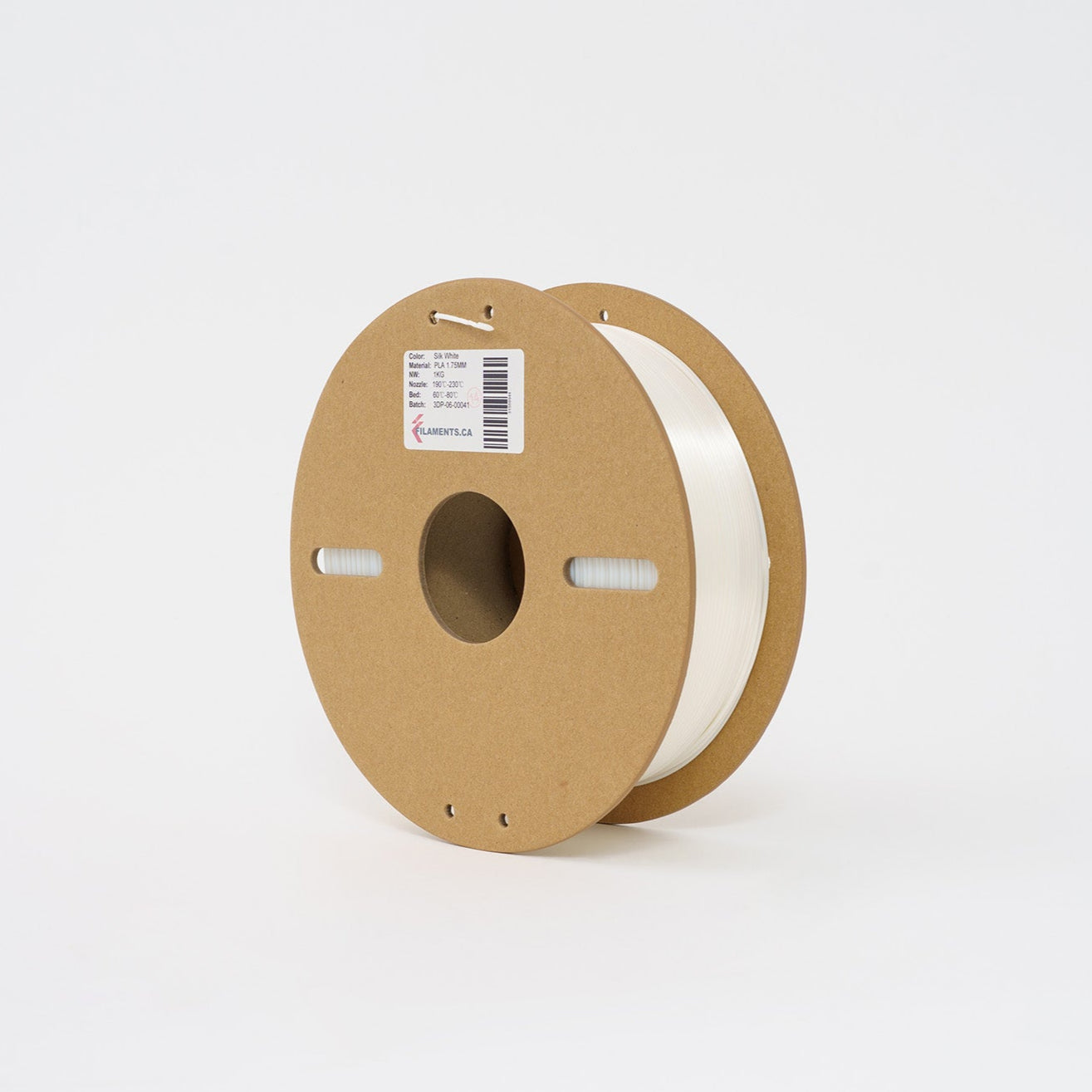 EconoFil™ Standard PLA Filament - Silk White - 1.75mm - 1 KG